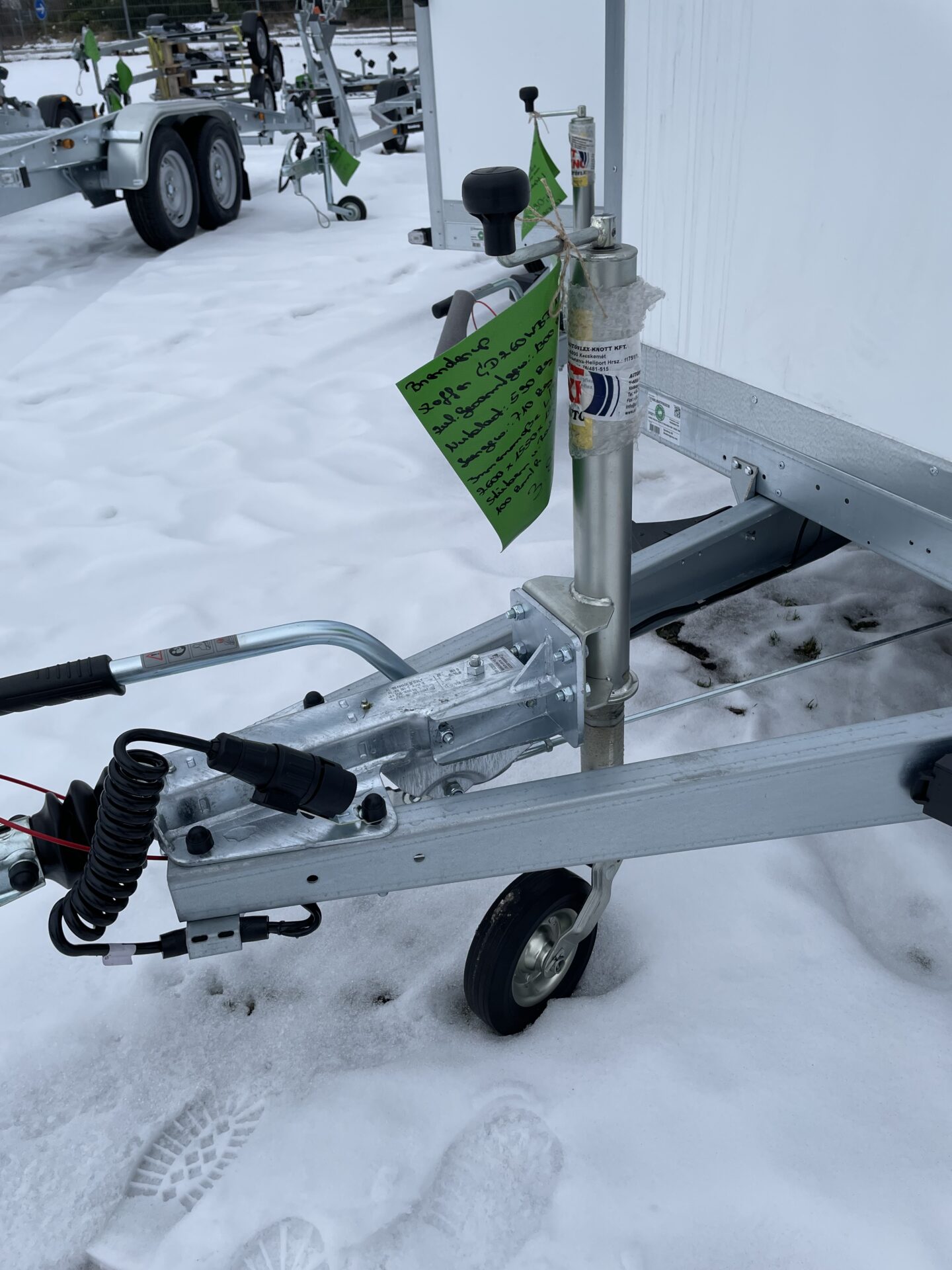 Kofferanhänger Brenderup CD260WBD1300, 1300 kg, Radstoßdämpfer – Bild 2