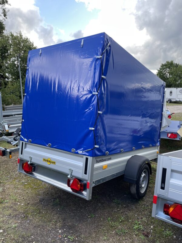 Humbaur Einachsanhänger HA 752513 KV (Klappe vorne) mit Hochplane – Bild 4