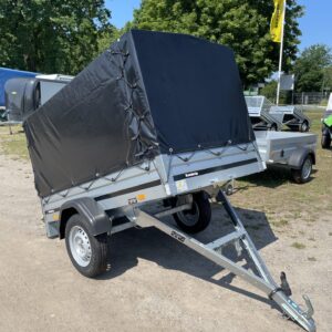 Brenderup 1205 SUB, Einachser mit Hochplane, 750kg, ankippbar